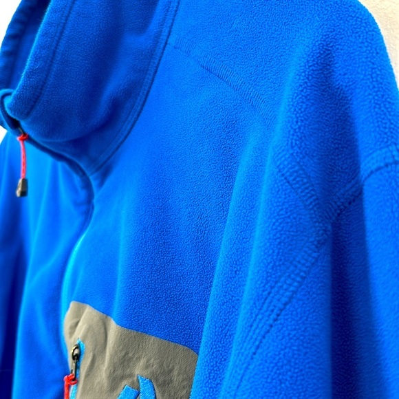 Eddie Bauer Quarter-Zip Pullover Men's Large Pocket Fleece Walk Hike Run Outdoor - Picture 4 of 8